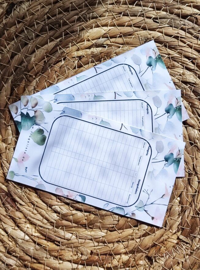 Budget Binder Tracker Eukalyptus