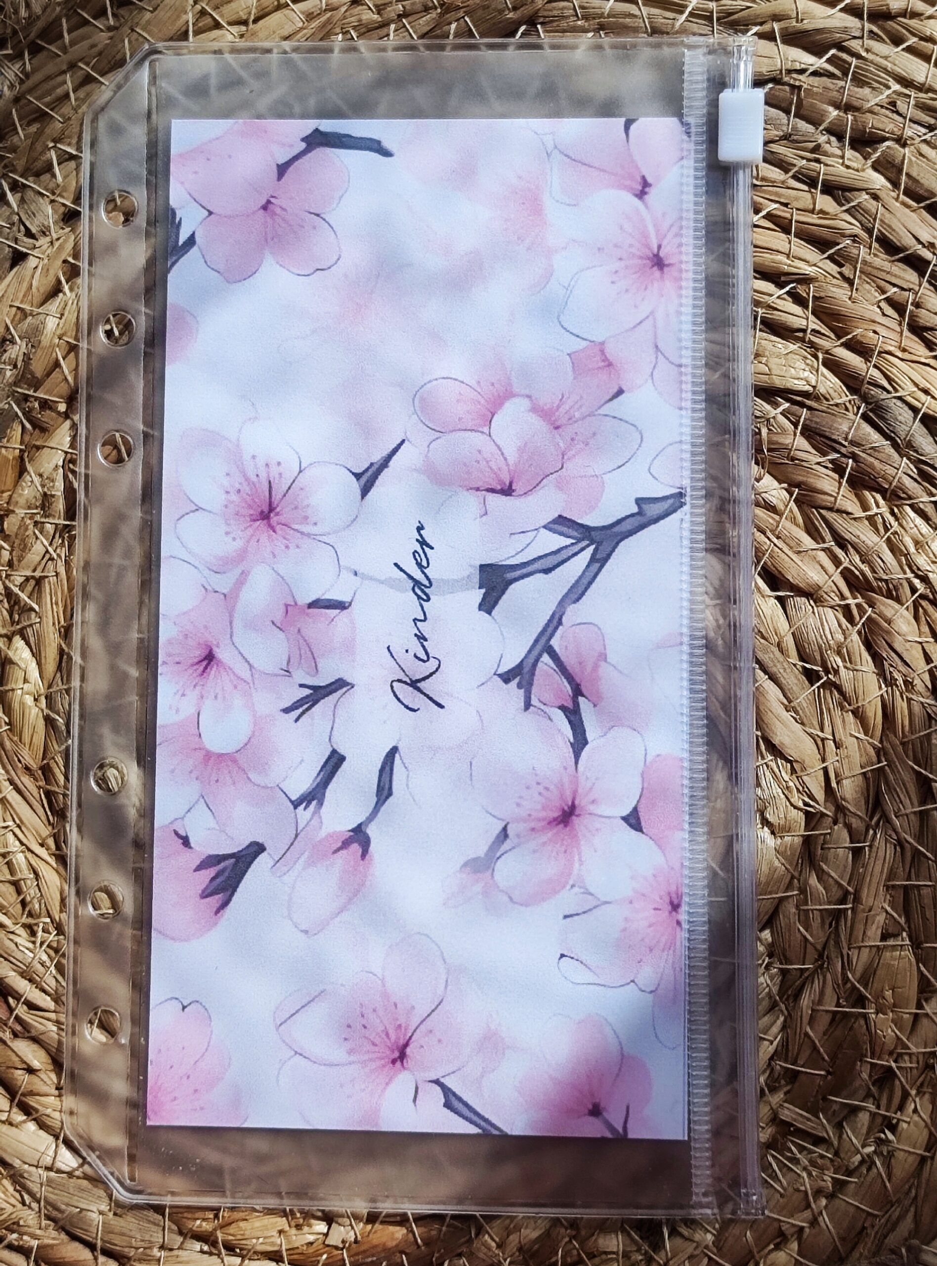 3 personalisierte Budget Binder Dashboards Kirschblüte – Bild 4