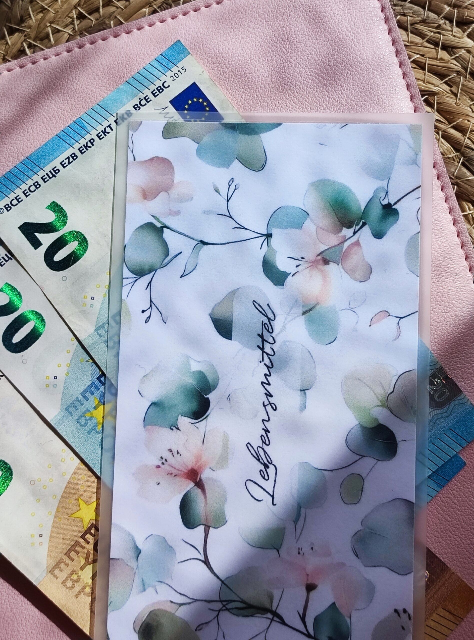 3 personalisierte Budget Binder Dashboards Eukalyptus – Bild 7