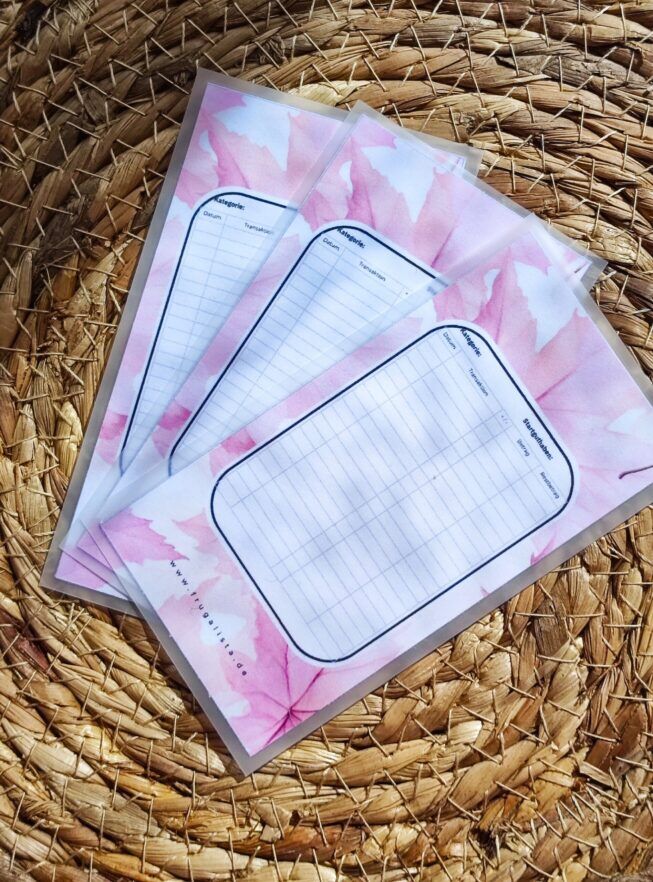 Budget Binder Tracker Ahorn