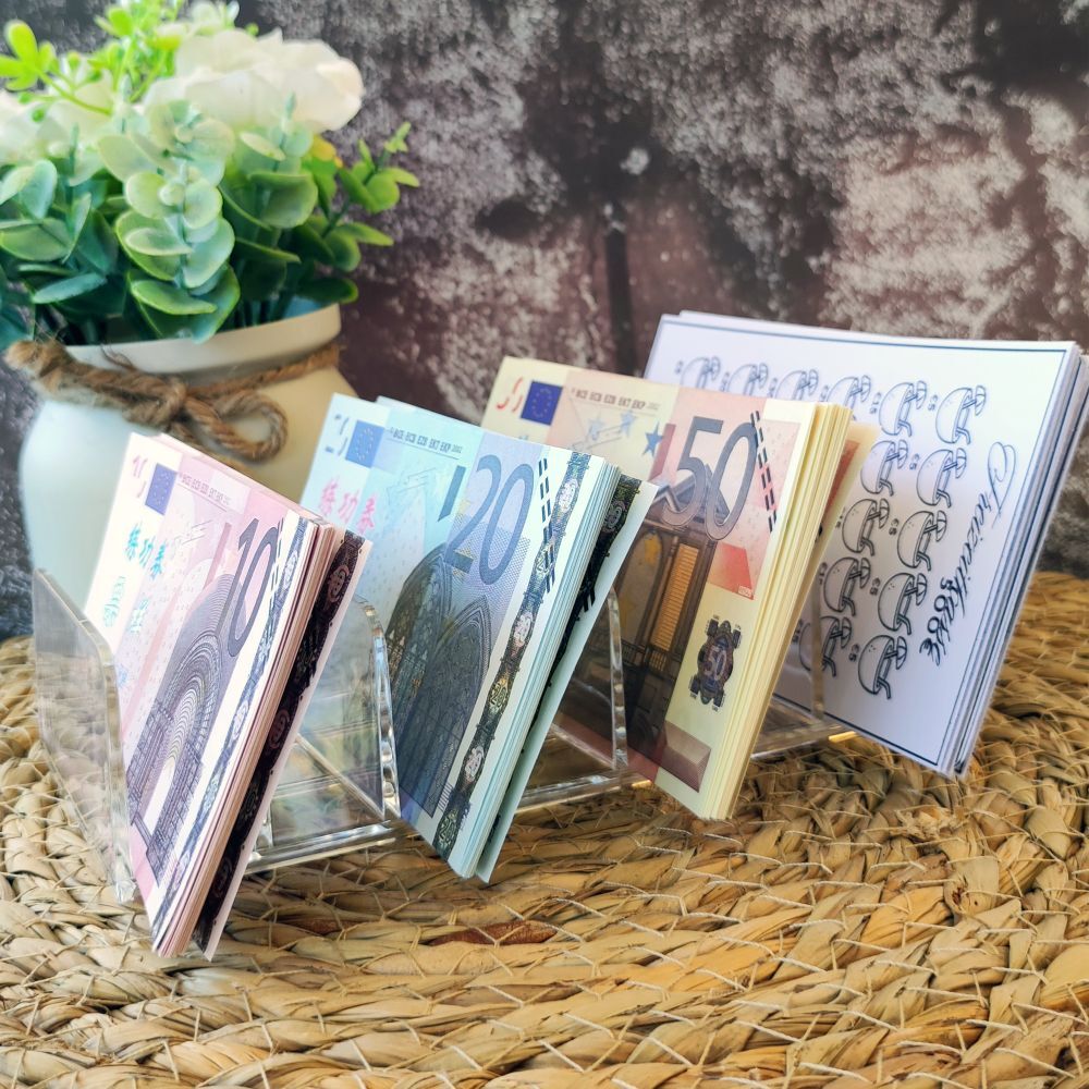 Transparenter Geldständer mit 7 Fächern für Dein Cashstuffing – Bild 4