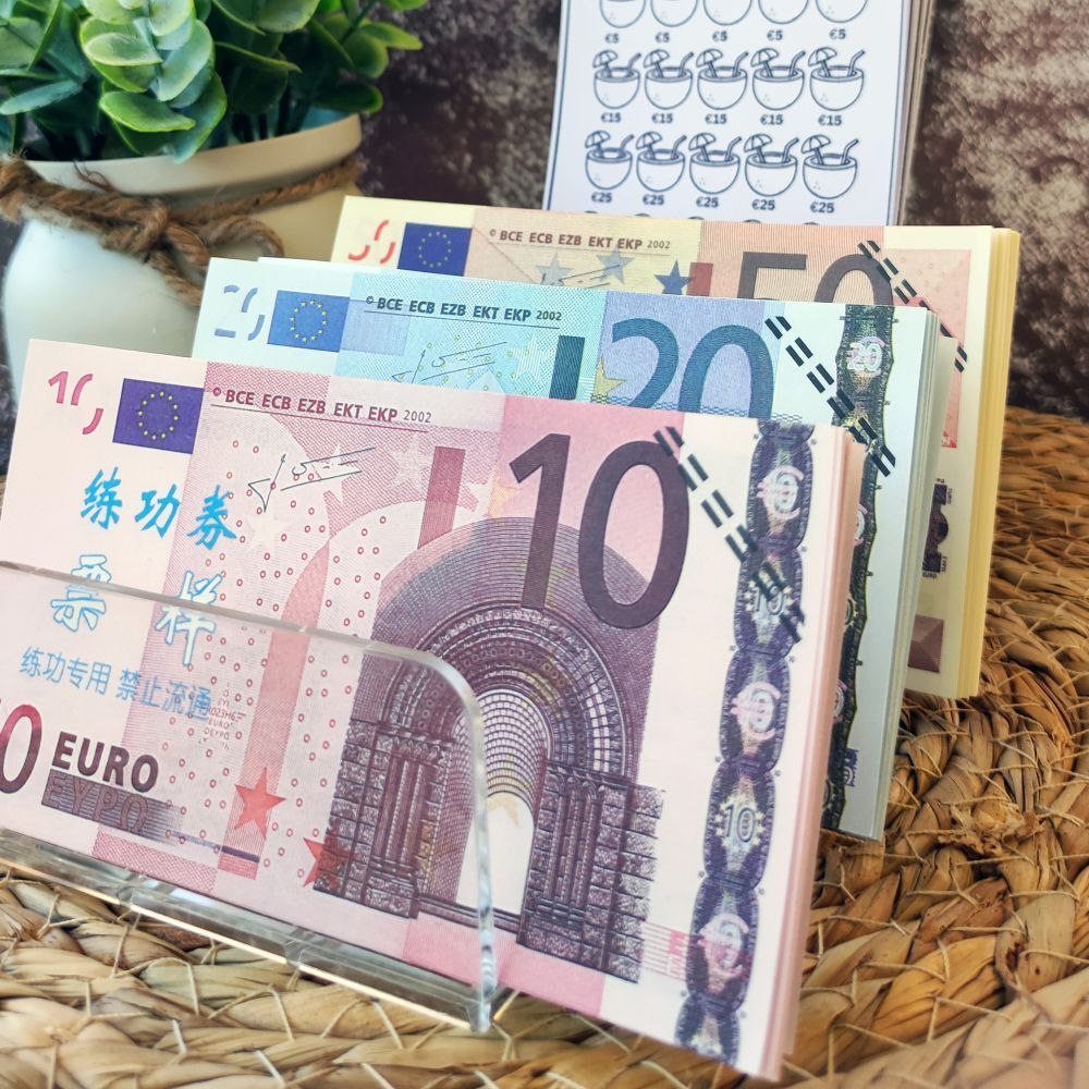 Transparenter Geldständer mit 7 Fächern für Dein Cashstuffing – Bild 3