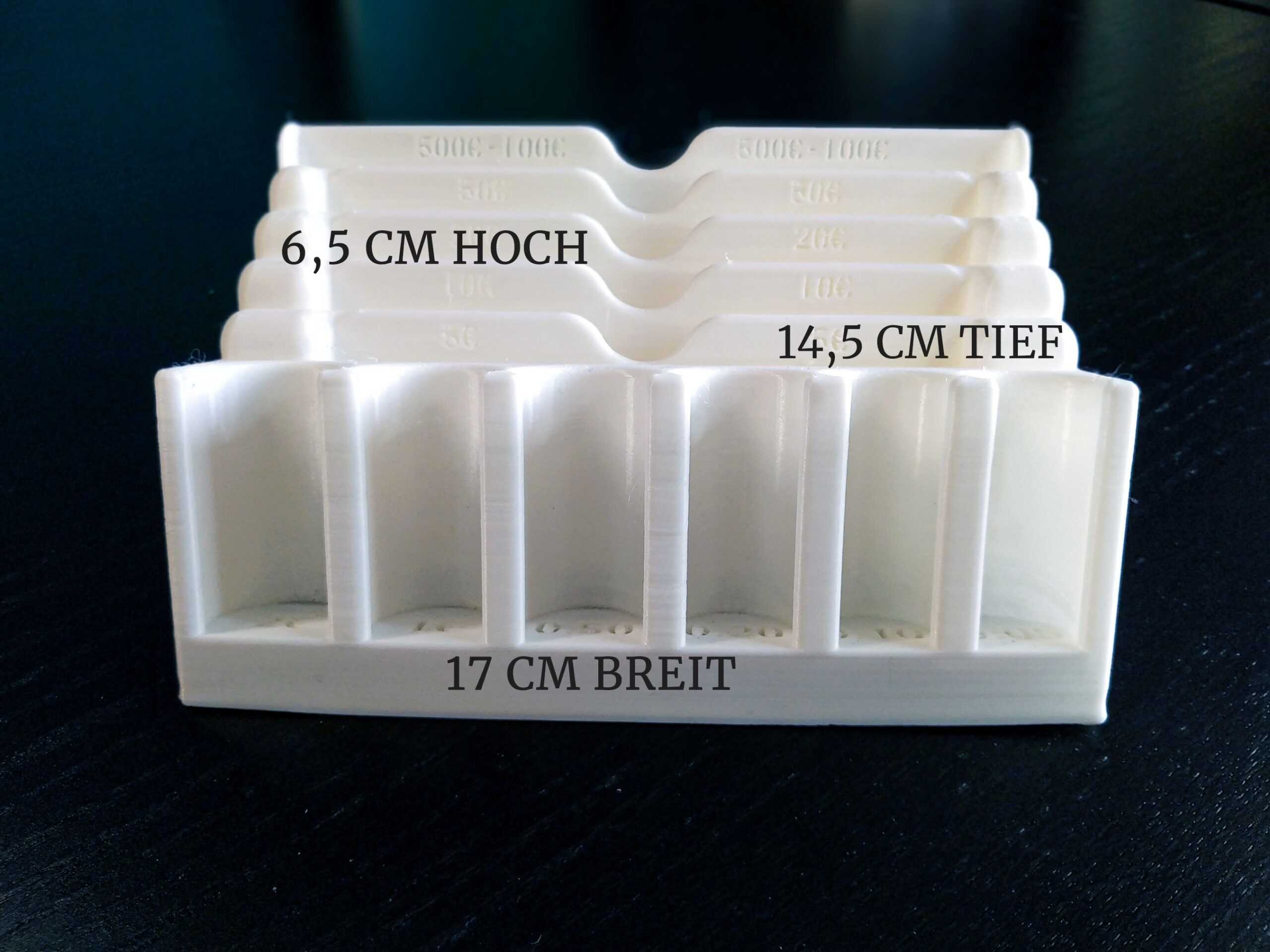 Geldscheinständer deLuxe für Scheine und Münzen – Bild 9